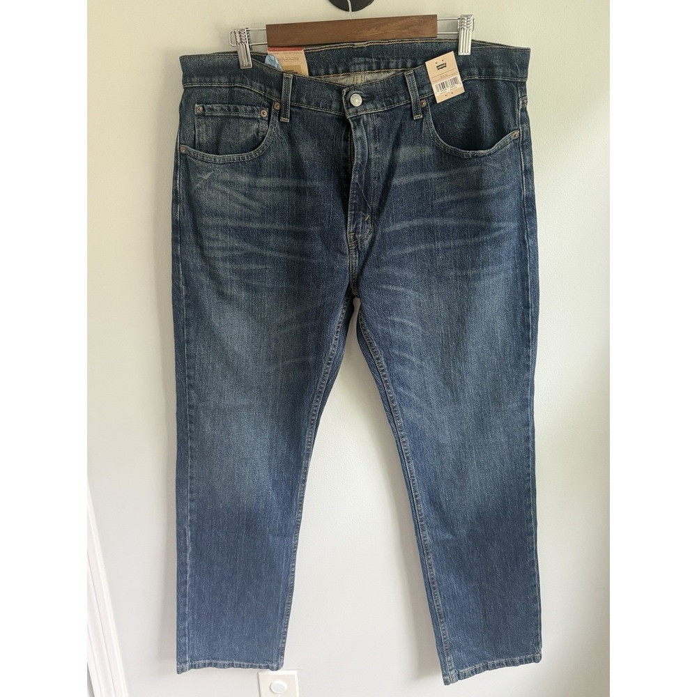 NWT Levi's 559 Men's Relaxed Straight Jeans 36x32 Stretch Medium Wash Blue Denim